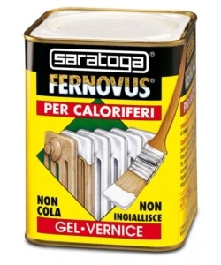 Vernice gel per caloriferi saratoga 'fernovus' bianco ghiaccio 750 ml